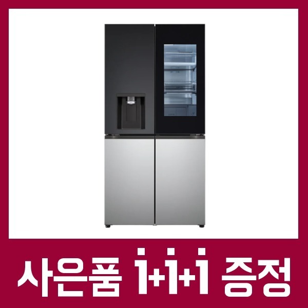 LG 디오스 얼음정수기냉장고 오브제컬렉션 노크온 케어솔루션 3년약정 초기비용면제